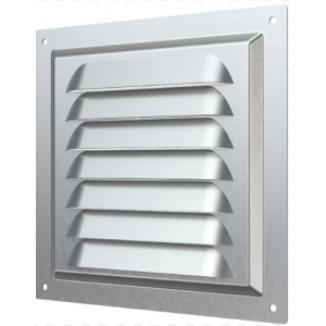 Решетка вентиляционная металлическая ЭРА 150х150 мм серая, шт Решетка вентиляционная металлическая ЭРА 150х150 мм серая, шт